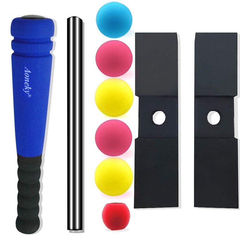 Aoneky Mini Foam Tball Set for Toddlers - Carry Bag Included - Best Baseball T Ball Toys for Kids Age 1 Years Old - Upgraded Version - Image 2